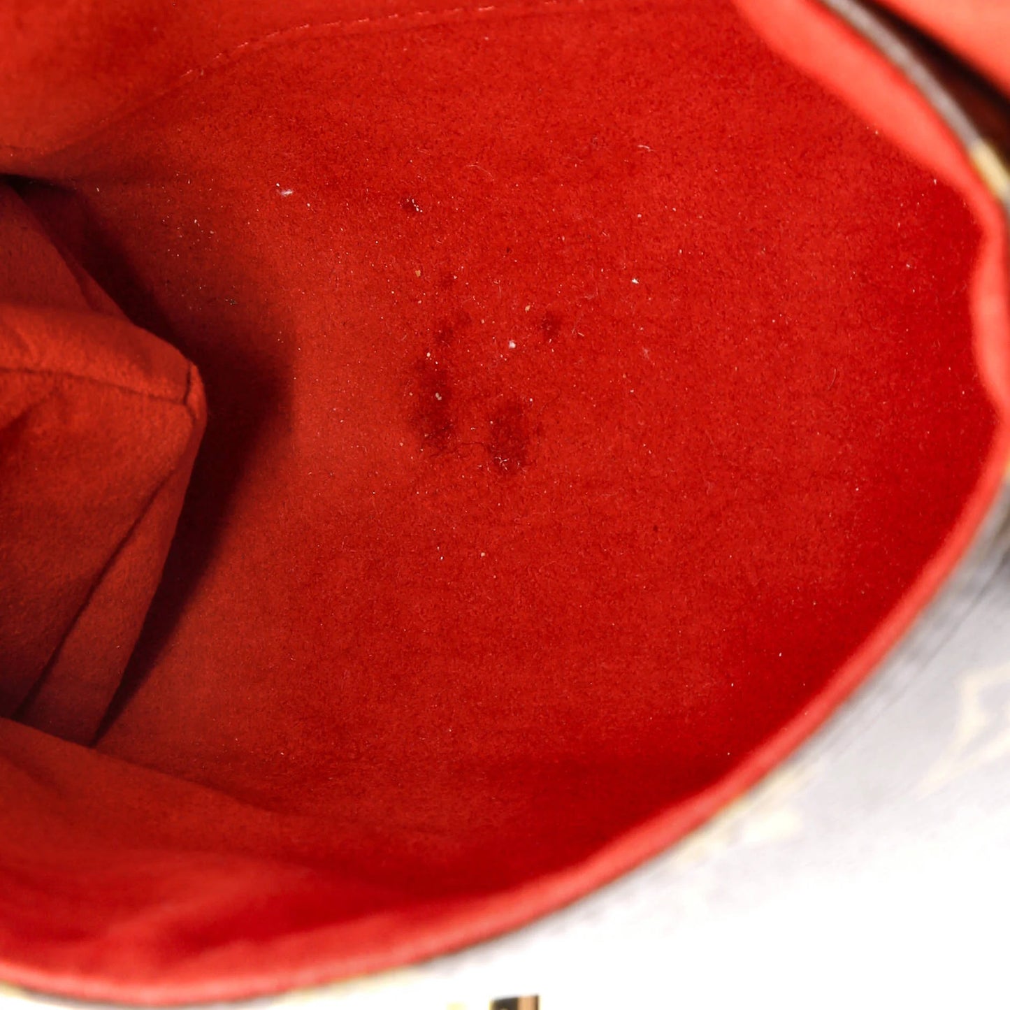 Louis Vuitton Locky Handbag Monogram Canvas With Leather Bb