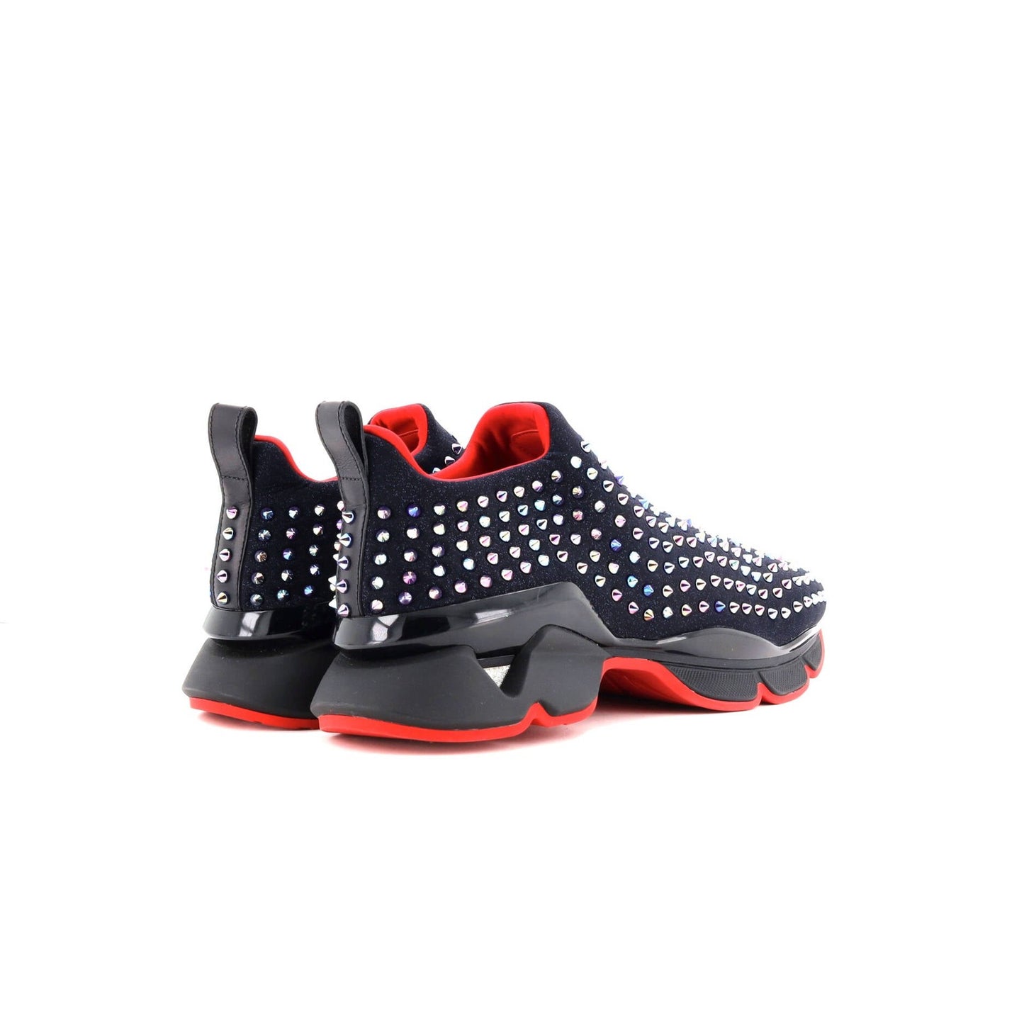 Christian Louboutin Men'S Spike Sock Sneakers Spiked Neoprene