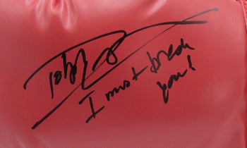 Dolph Lundgren Autographed/Inscr Left Boxing