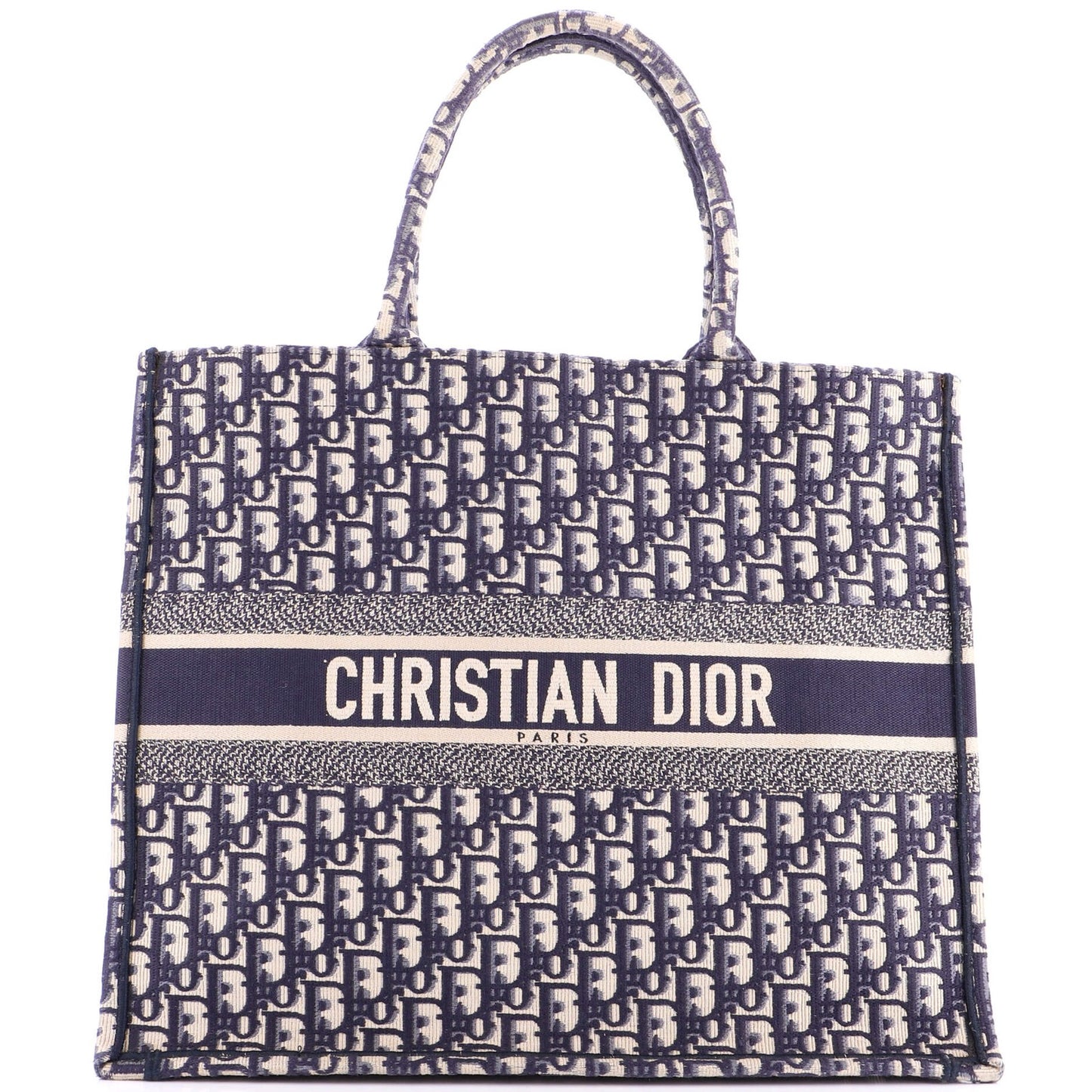 Christian Dior Book Tote Oblique Canvas Large