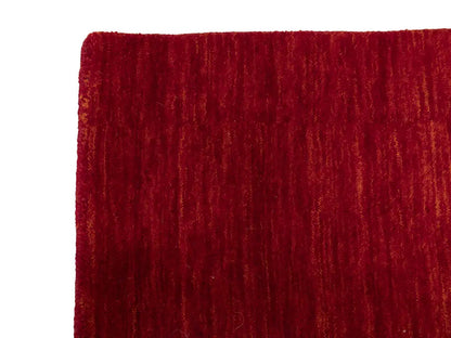 Cherry Red Gabbeh Modern Rug Tribal Square