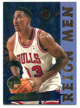 Scottie Pippen 1996-97 Topps Stadium Club Members Only Reign Men Card #Rm7