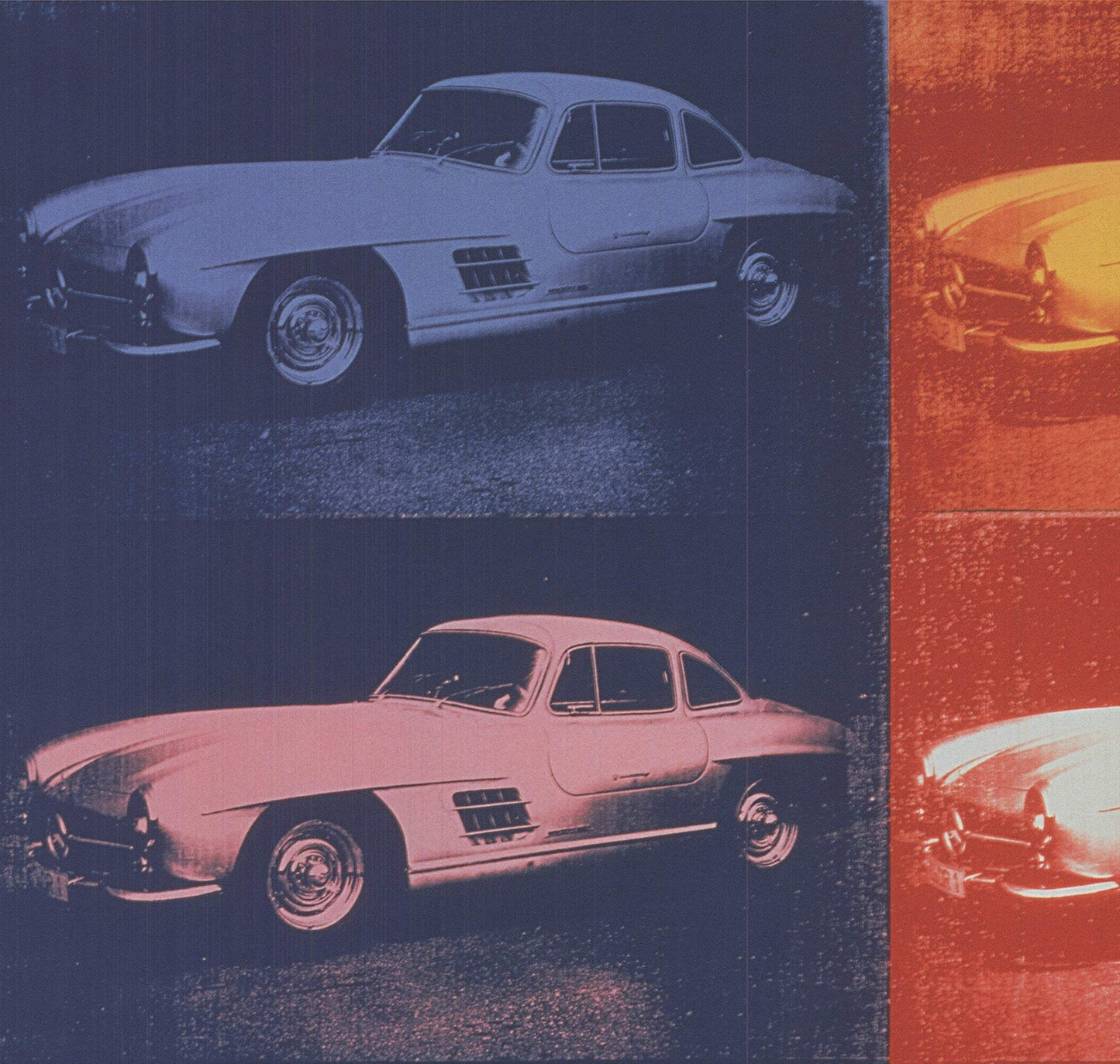 Andy Warhol Mercedes-Benz 300 Sl Coupe " Offset Lithograph Pop A