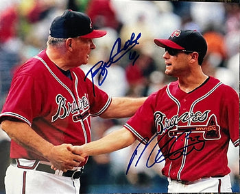 Bobby Cox & Marcus Giles Autographed 8X10 Photo