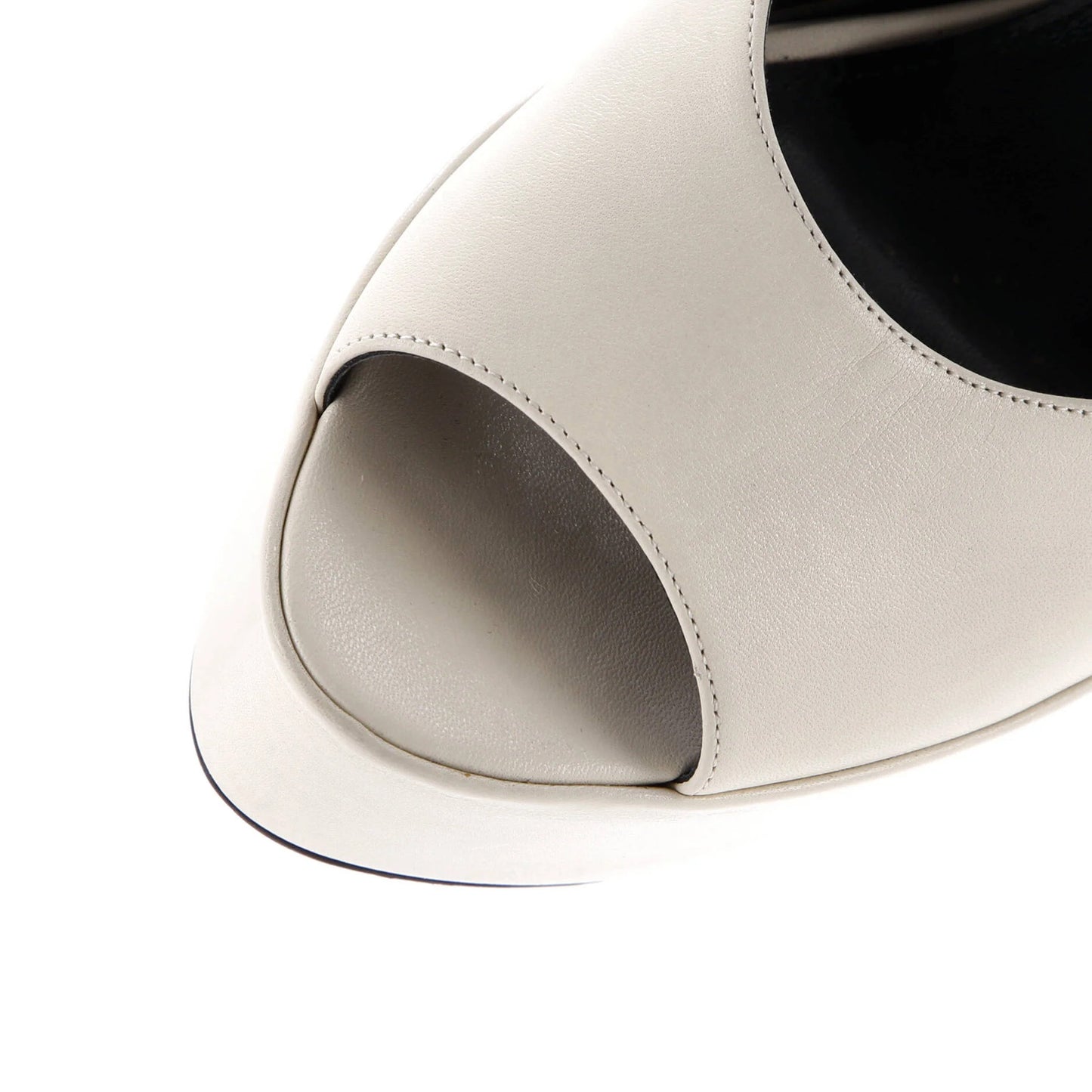 Saint Laurent Women'S Jodie Platform Heeled Sandals Leather