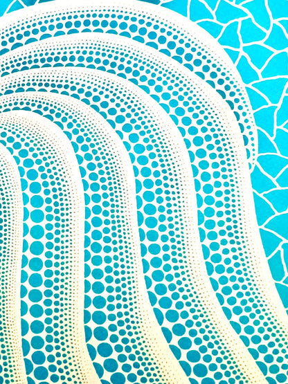 Yayoi Kusama Lithograph Mori Museum Coa Numbered Limited Fit