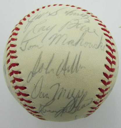 1975 Detroit Tigers Team Signed By 26 Oal Baseball Lolich Brown 149802