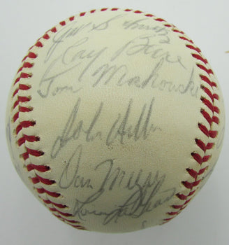 1975 Detroit Tigers Team Signed By 26 Oal Baseball Lolich Brown 149802