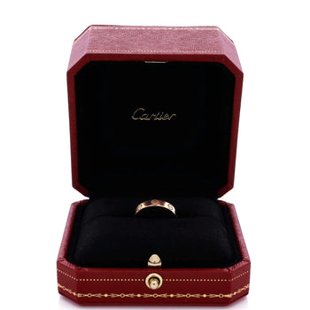 Cartier Love Wedding Band Ring 18K Rose Gold
