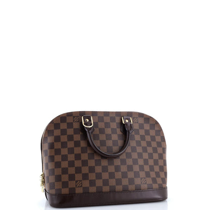 Louis Vuitton Vintage Alma Handbag Damier Pm