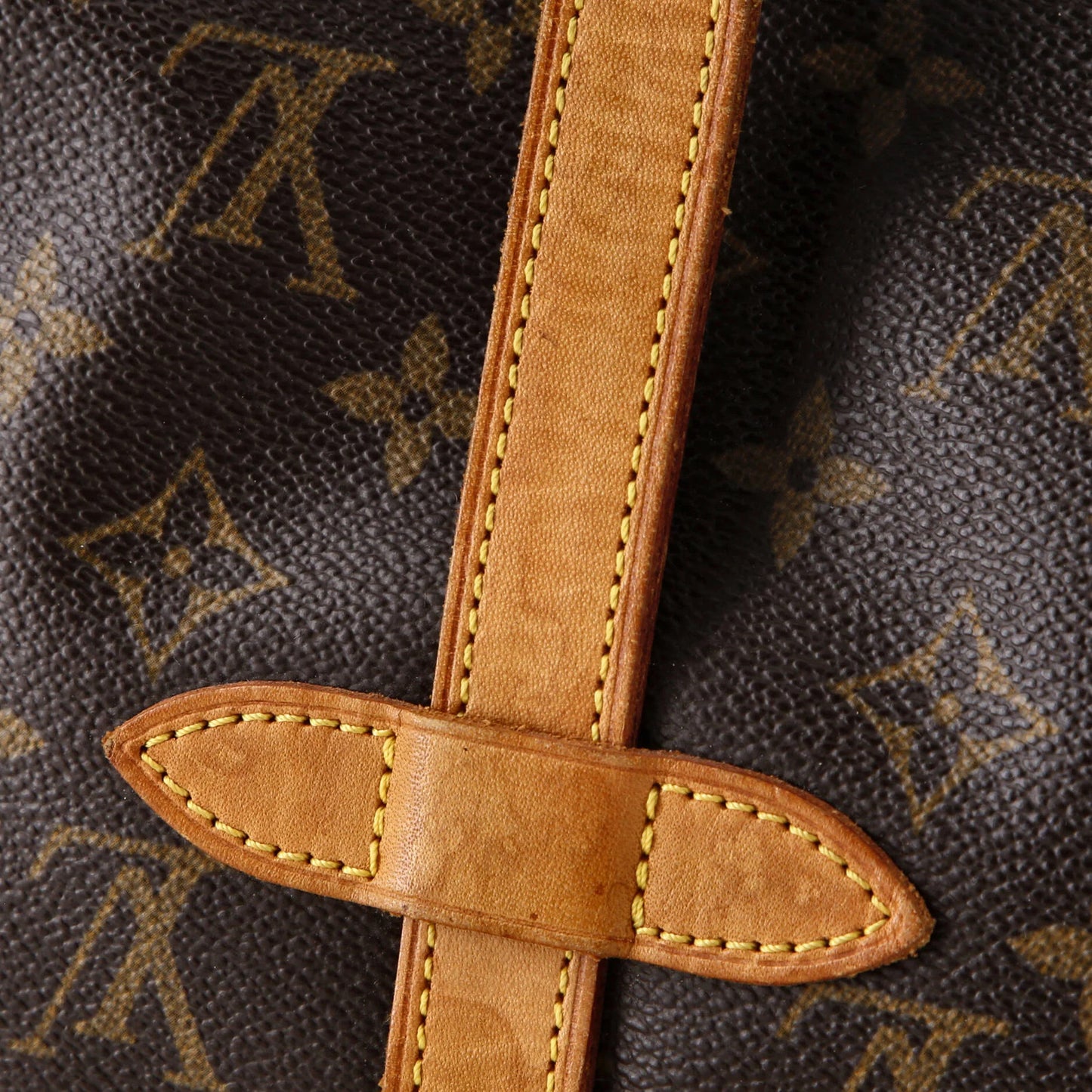 Louis Vuitton Saumur Handbag Monogram Canvas 30