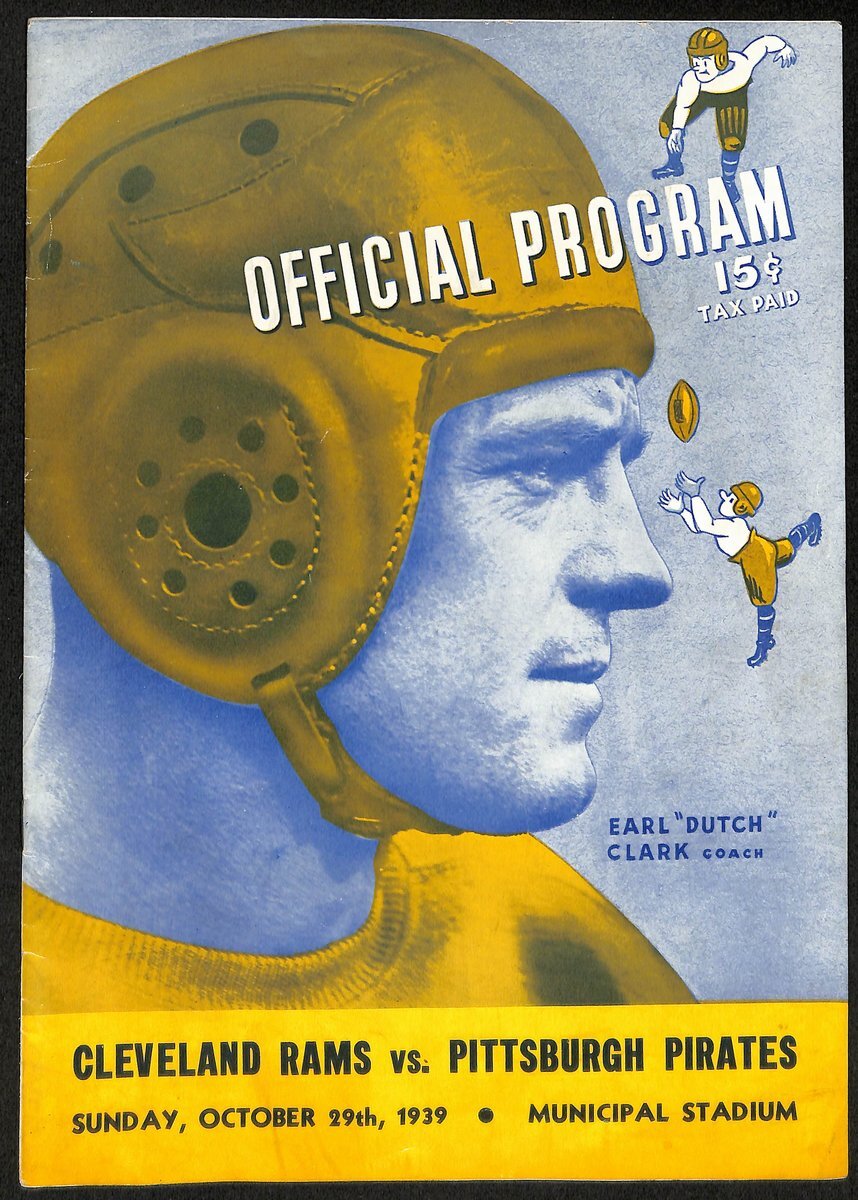 1939 Cleveland Rams Vs. Pittsburgh Pirates Nfl