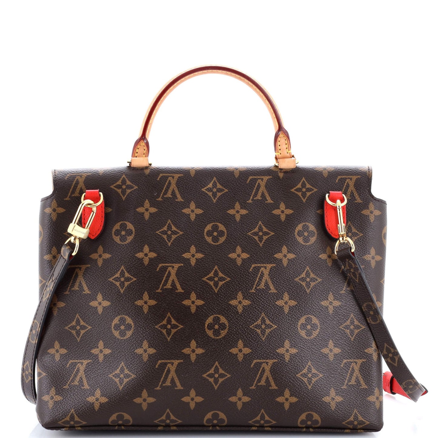 Louis Vuitton Marignan Handbag Monogram Canvas With Leather