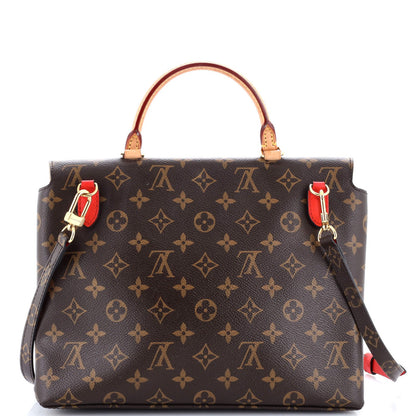 Louis Vuitton Marignan Handbag Monogram Canvas With Leather