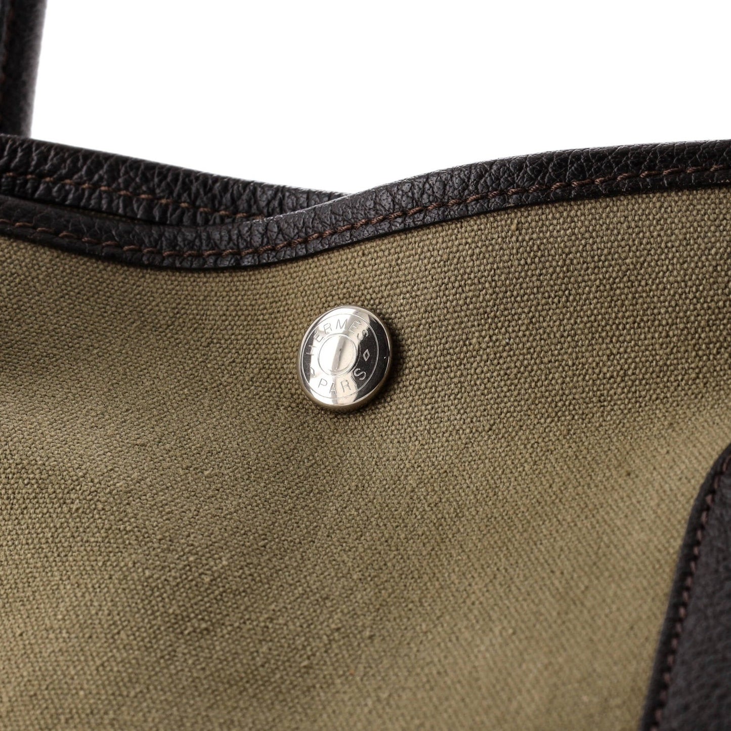 Hermes Garden Party Tote Toile And Leather 36