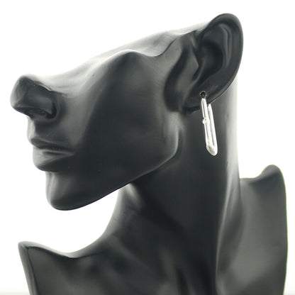 Bottega Veneta Earrings Hoop 925 Sterling Silver