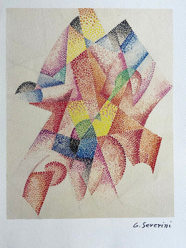 Gino Severini Lithograph 1966 Lithograph Coa