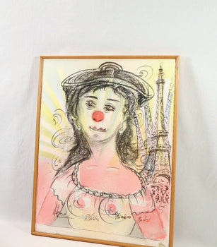Polimeno 2004 Original Pastel Drawing 