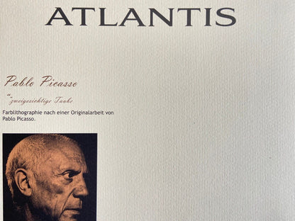 Pablo Picasso Lithograph Coa Signed Numbered By Hand