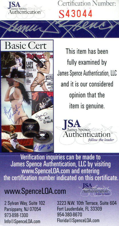 Nat Fleischer Autographed 1972 Boxing Encyclopedia Book (Jsa)