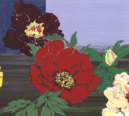Robert Kushner Linwood " Serigraph Contemporary Multicolor Lincoln