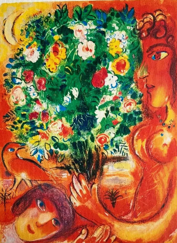 Marc Chagall Lithograph Coa Hand Numbered Signed Limited