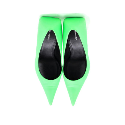 Balenciaga Women'S Square Knife Pumps Leather