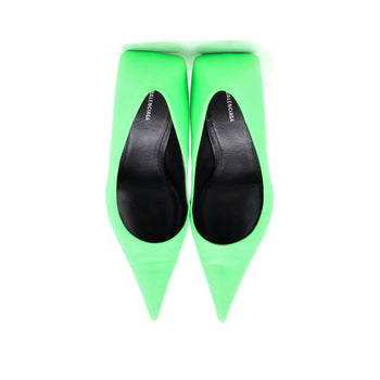 Balenciaga Women'S Square Knife Pumps Leather