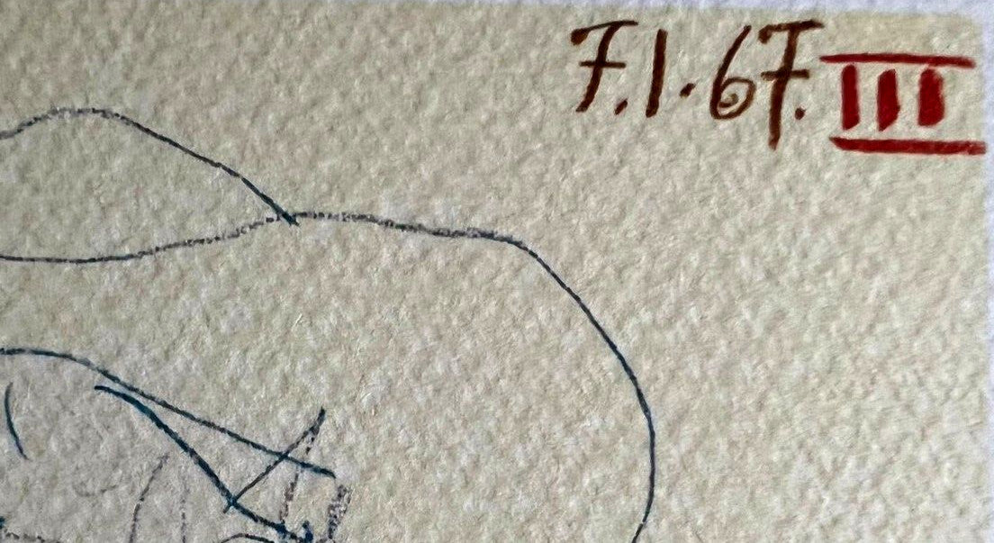 Pablo Picasso Lithograph Coa Signed / Numbered In Pencil Limited