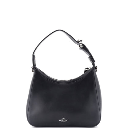 Valentino Garavani Vltn Hobo Printed Leather Small