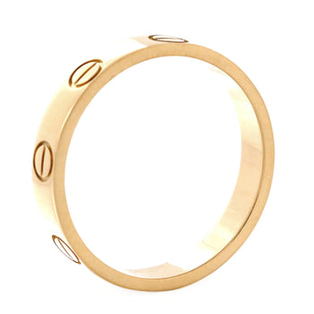 Cartier Love Wedding Band Ring 18K Yellow Gold