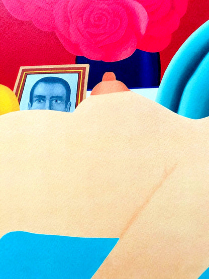 Tom Wesselmann Lithograph Handmade Coa Signed Op Numbered A Hand