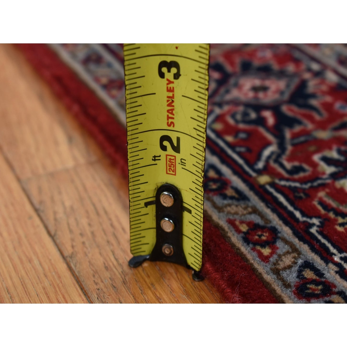 2'9"X11'4" Ivory Hand Knotted 300 Kpsi Wool Bejar Mahi Runner Rug