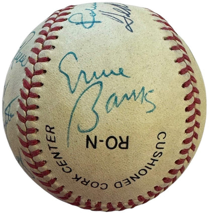 Hall Of Famers Autographed Official National League Baseball
