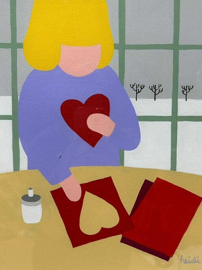 Heidi Gonel Original Acrylic Painting - The New