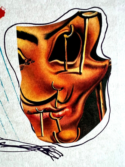 Salvador Dal Lithograph Coa Signed Numbered By Hand Pencil