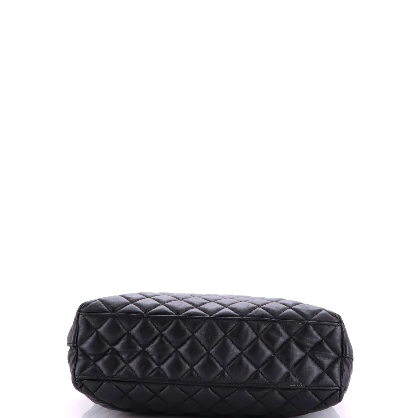 Versace Medusa Icon Chain Zip Tote Quilted Leather Tall