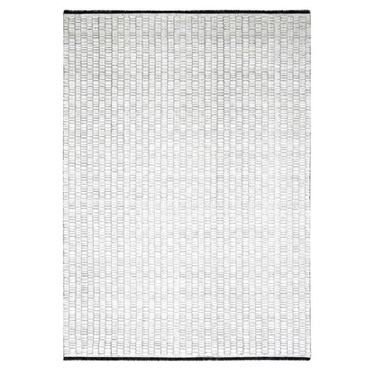 9'X12'1" Ivory Modern Roman Design Hand Loomed Oriental Rug