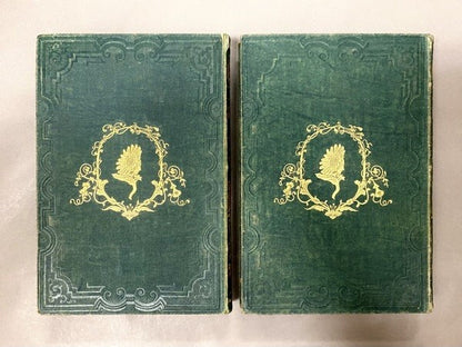 Les Fleurs Animees / J. J. Grandville Illustrated Book Two Volumes 1847
