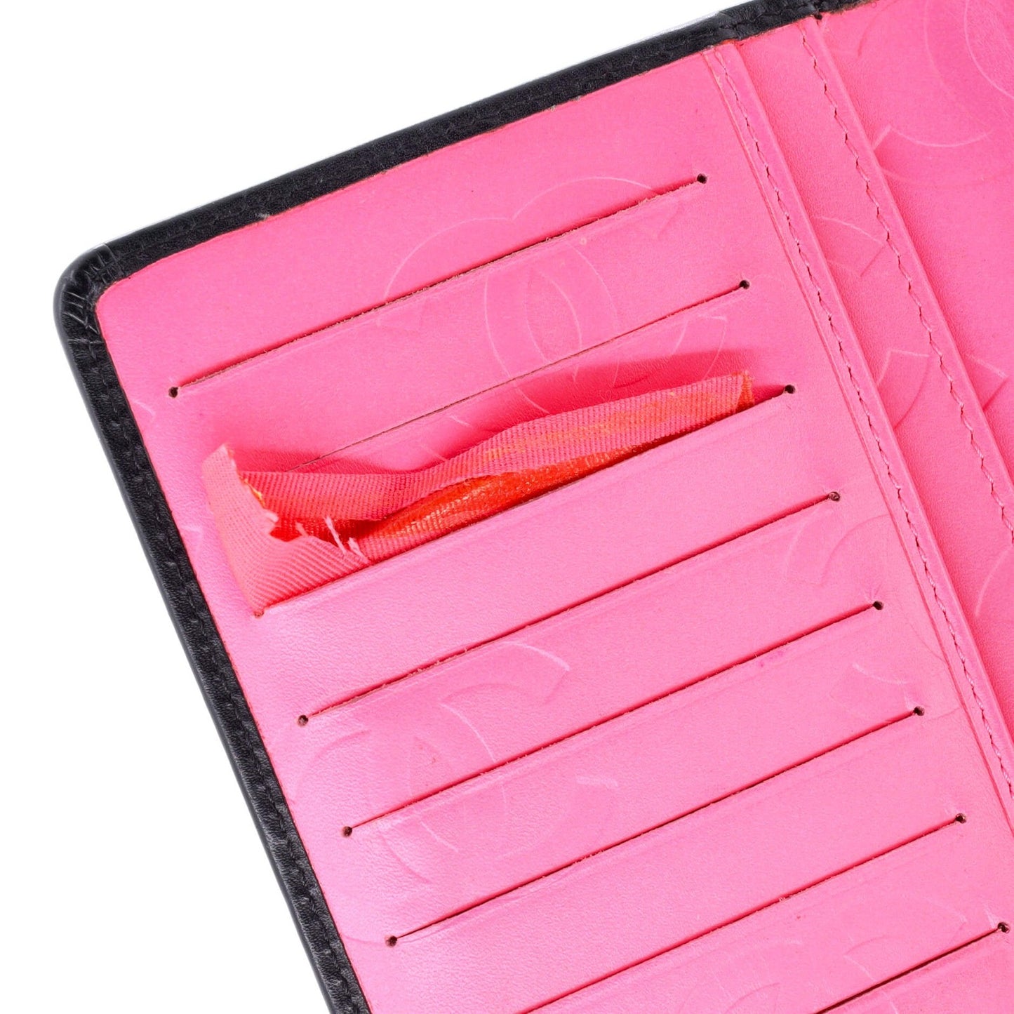 Chanel Cambon Bifold Wallet Quilted Lambskin Long