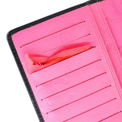 Chanel Cambon Bifold Wallet Quilted Lambskin Long