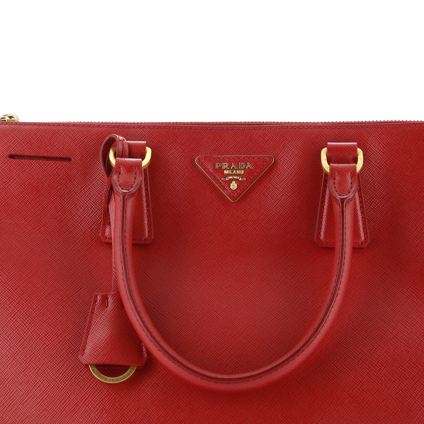 Prada Double Zip Lux Tote Saffiano Leather Large