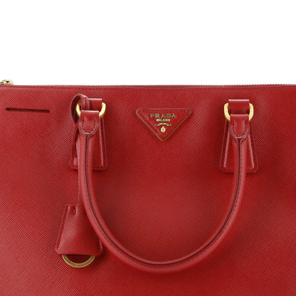 Prada Double Zip Lux Tote Saffiano Leather Large