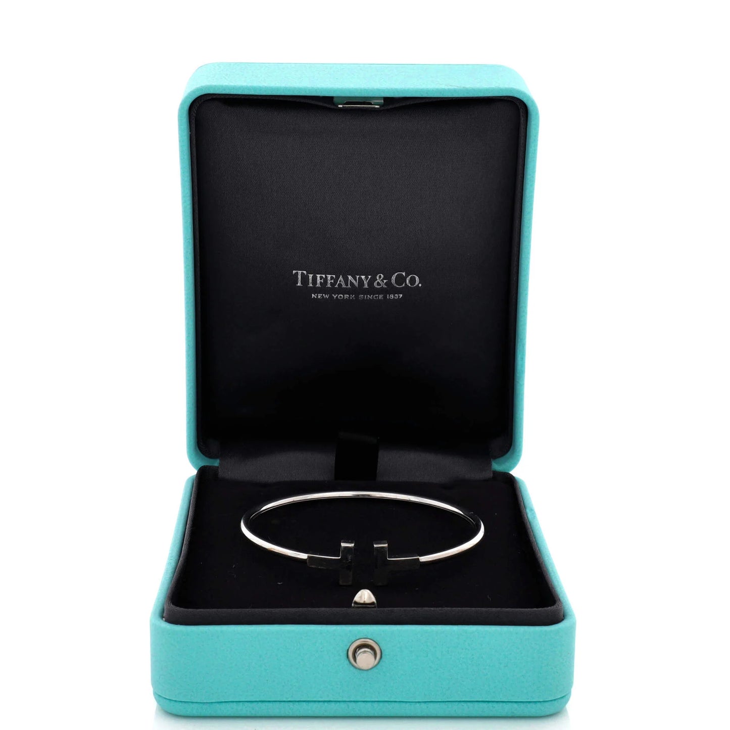 Tiffany & Co. T Wire Bracelet 18K White Gold