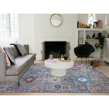 10'X14' Gray Mahal Large Elements All Over Aryana Collection Oriental Rug