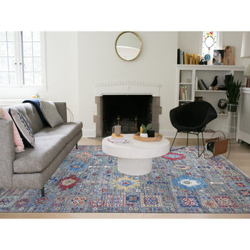 10'X14' Gray Mahal Large Elements All Over Aryana Collection Oriental Rug