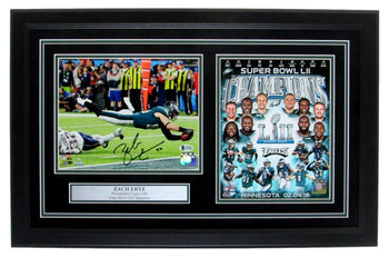 Zach Ertz Eagles Signed/Autographed Sb Lii Photo