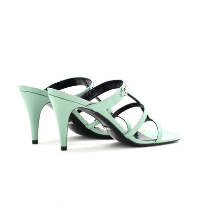 Gucci Women'S Horsebit Cage Heeled Sandals Leather