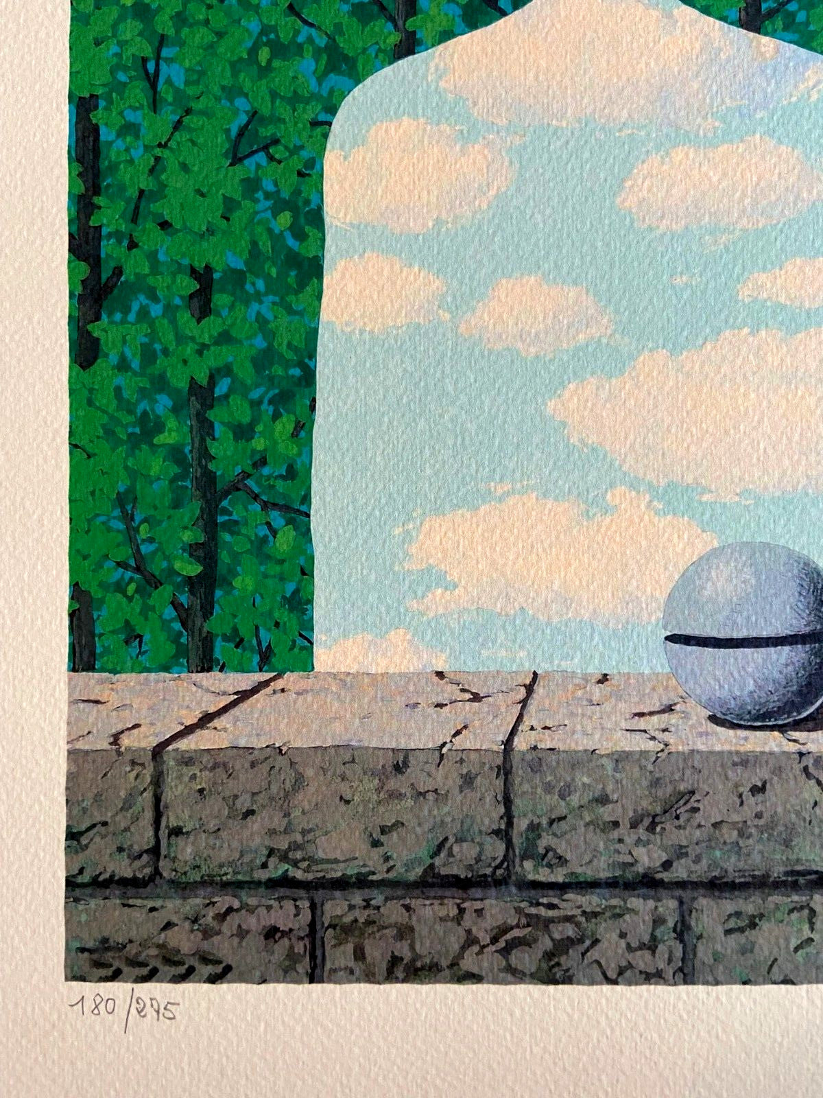 Ren Magritte Lithograph Coa Signed Numbered Hand Limited