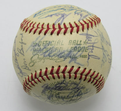 1966 Chicago White Sox Team Multi-Signed/Autographed (31) Oal Baseball 196360